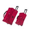 LOT OF 2 SAINT MARTHE DARK RED ROLLER BAGS