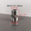 5 шт. Нержавеющая сталь 1/2" 3/4" G1'' Резьба внутренняя/наружная Тройник Уменьшающий Угол Стыковой адаптер Адаптер Соединитель Сантехнические фитинги