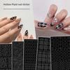 Hollow Leopard Pattern Nail Art Stencil 