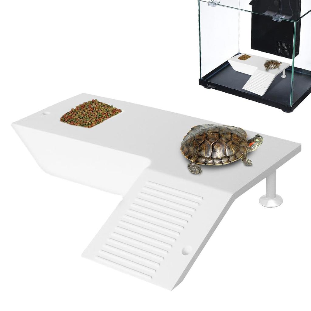 Feeding Table Versatile Aquatic Turtle Basking And Climbing Natural Habitat Aquarium Accessory