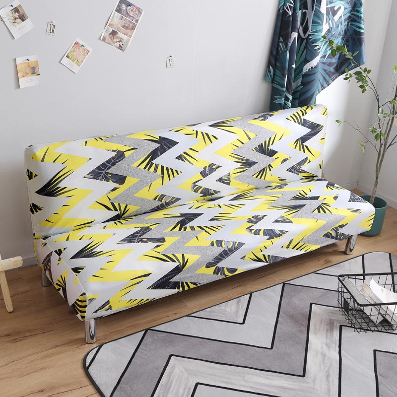 Full Coverage Elastic Sofa Bed Cover, Armless Sofa Cover, Cross-border Sofa Bed Dust Cover