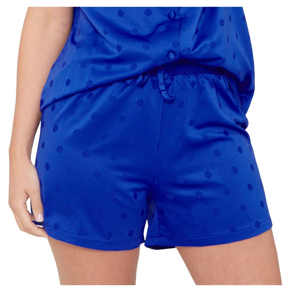Be You Womens/Ladies Satin Spotted Pyjama Shorts