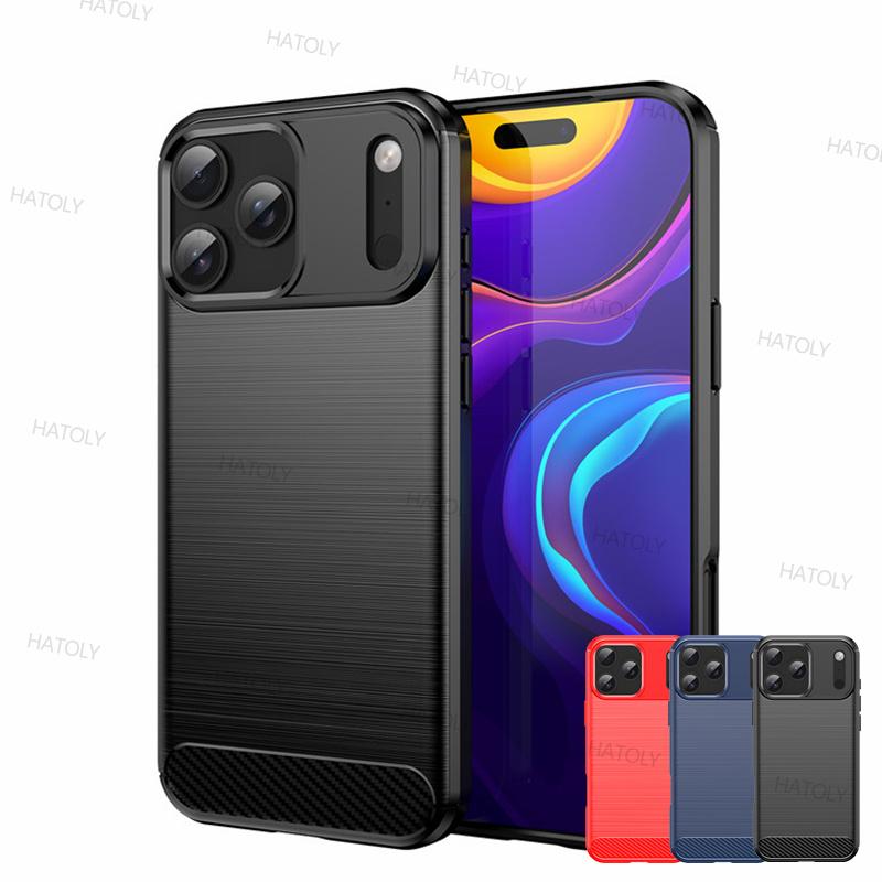 Для чехла iPhone 17 Pro Max apple iPhone 17 Air iPhone 17 Pro Max Чехол Противоударный Нескользящий Матовый ТПУ Защитный Чехол для Телефона