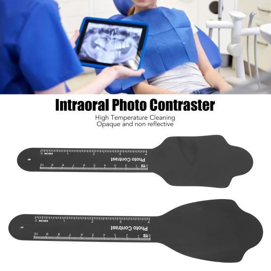 2 шт., стоматологическая доска с черным фоном, профессиональный сплав, стоматологическая внутриротовая фотография, контраст для ухода за полостью рта 