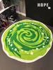 Creative Round Carpet Bedroom Bedside Dirt-Resistant Foot Mat Living Room Sofa Anti-Slip Floor Mat Home Decoration