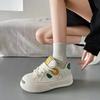 White Shoes Women's Summer New Student Ins Trendy All-Match Thick Bottom Board Shoes Comfortable Sports Casual Shoes