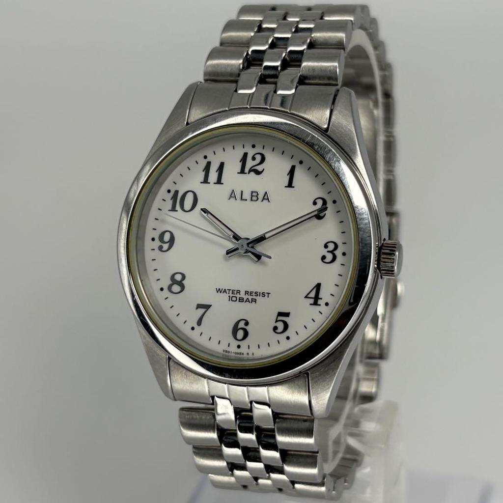 [USED] Seiko Alba Quartz Watch with Genuine Bracelet, Battery Replaced