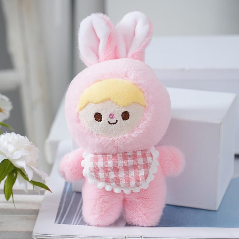 Cute Bunny Plush Toy Keychain With Pp Cotton Filling For Kids And Baby Accessories