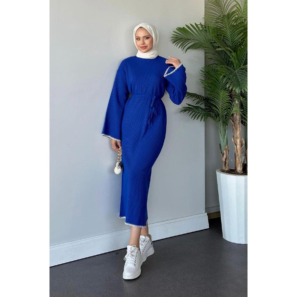 Zeynep Трикотажное Платье Черное