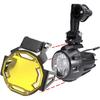 2 PCS Motorcycle Fog Light Cover Bulb Light Guards Protector for R1200GS F800GS R1250GS F850GS F750GS ADV(Yellow)