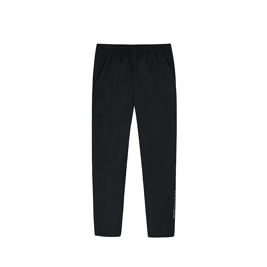 Anta Training Series Comfortable Straight Leg Casual Pants Men Bottoms Basic-Black 952437511-4