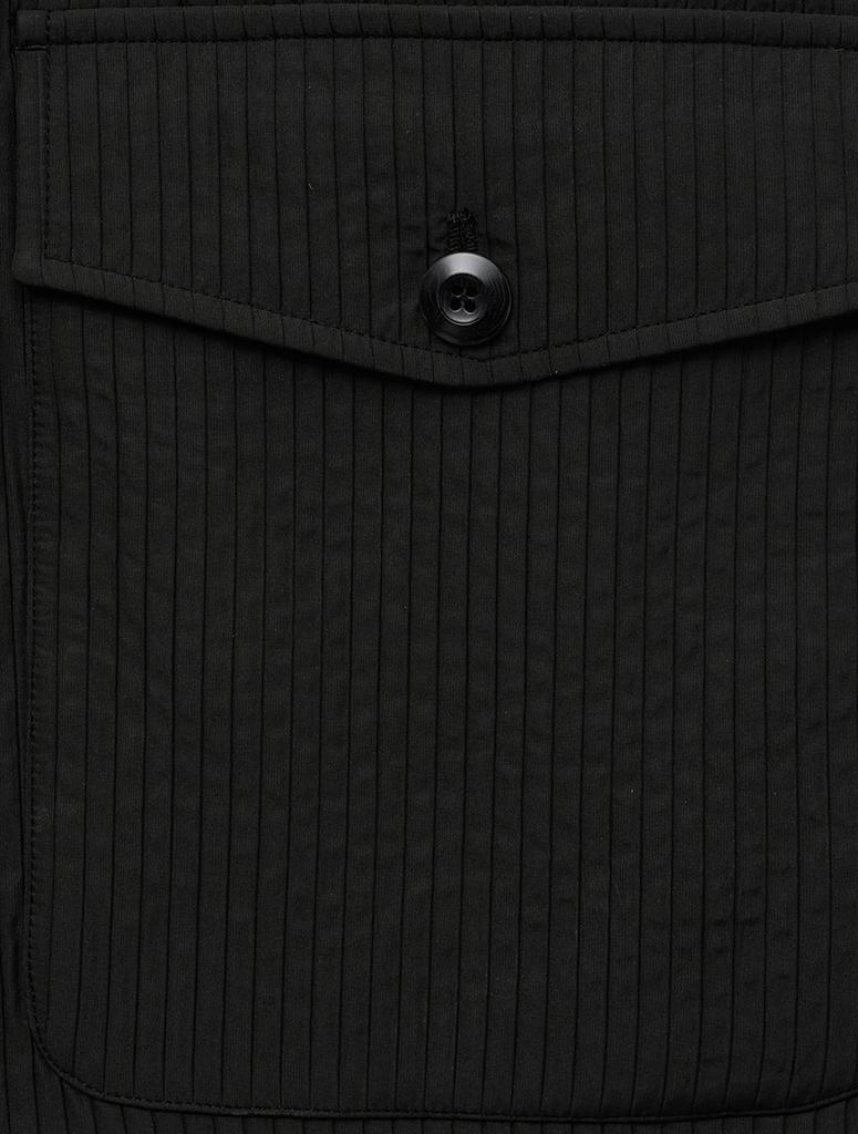 NOIRER 3D Pleated Half Pants (Black)