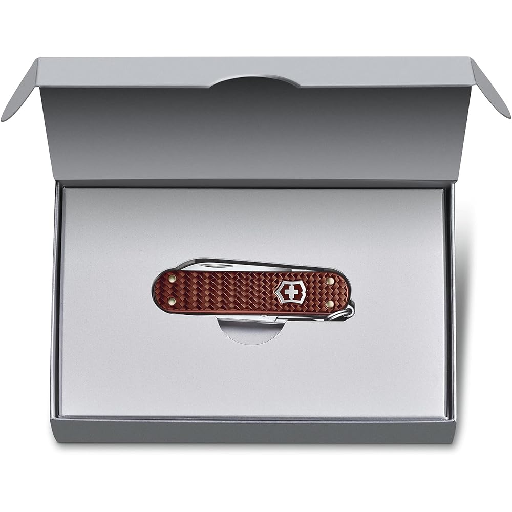 Victorinox Classic Alox Collection Швейцарский армейский нож Орехово-коричневый 5 функций Компактный Легкий Мультитул