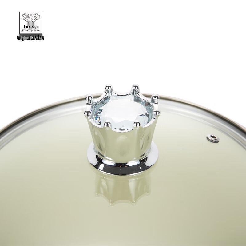 Эмалированная суповая кастрюля Huoxiang Crown
