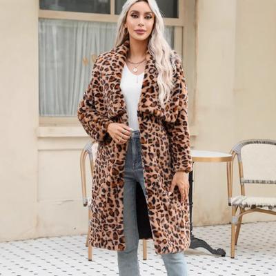 00 Повседневное пальто из искусственного меха с большим лацканом, плюшевое длинное пальто, теплое для осени и зимы