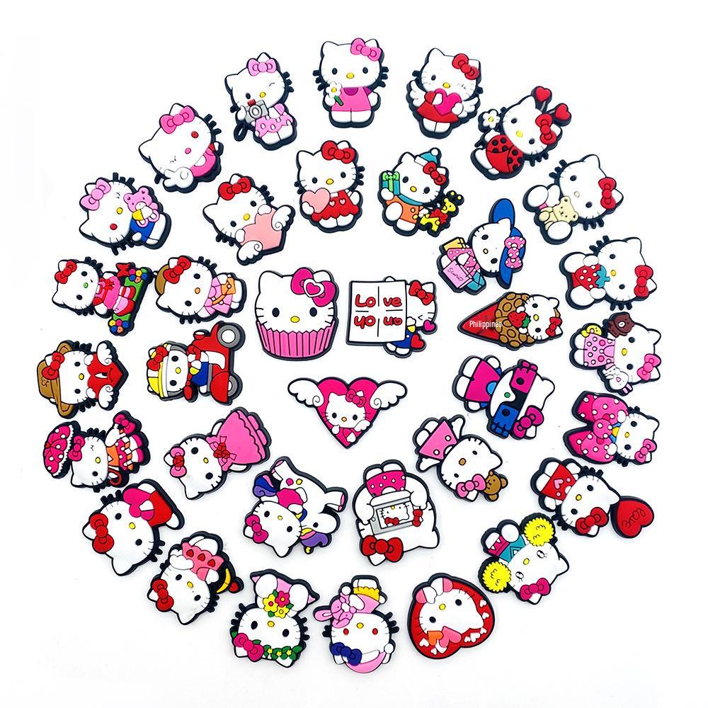 Мягкие резиновые подвески для обуви Hello Kitty из ПВХ – Декорации для обуви своими руками и Садовые аксессуары