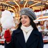 Женская вязаная шапка Вязаный берет на осень-зиму, Художественная кепка в французском стиле со звездой из страз, Эластичная однотонная женская зимняя