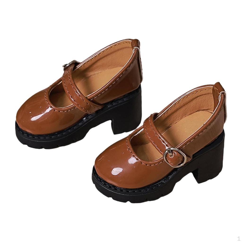 Туфли на каблуке 1/4, Модная гибкость своими руками, Одежда, Образовательная мода, ПУ, Кукла