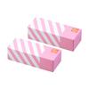 Amazing Odor-proof Bag Bos Striped Package Set of 2/pink Ss Size 200 Pieces for Processing Baby Diapers, Pet Poop, Food Waste, Sanitary Items, Etc.