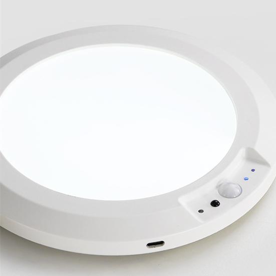 Потолочный светильник с датчиком движения и пультом дистанционного управления, 3 цветовых температуры, регулировка яркости, простота использования