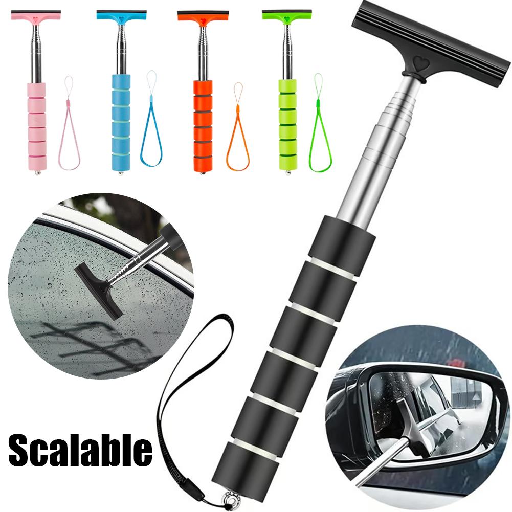 Portable Rainy Glass Window Cleaning Tool Cars Mirror Rubber Baby Natural Windshield For Window N2V8