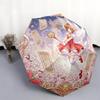 1 шт. Автоматический складной зонт с рисунком Cardcaptor Sakura, 8 спиц, портативный, складной, для путешествий, Рождественский, День рождения, Подарок