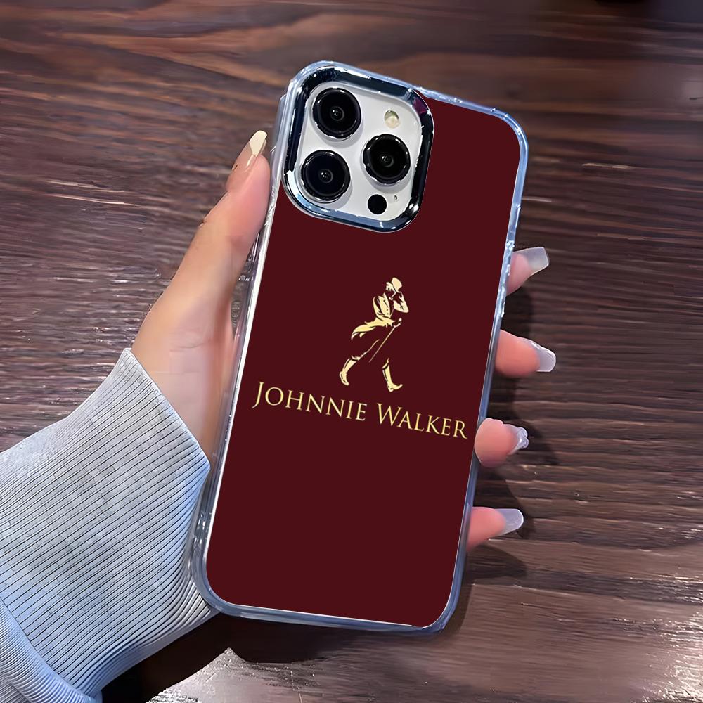 Чехол для телефона с логотипом Johnnie Walker для iPhone 17 Pro Max 16 15 14 Pro Max iPhone 13 Pro Max 11 Plus Прозрачная крышка