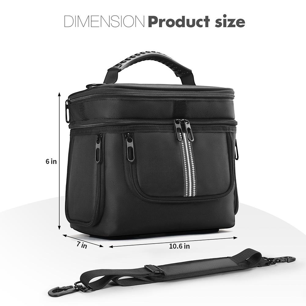 Bag For BLUETTI Portable Power Station AC2A Carrying Bag Carrying Case Anti-drop Travel Storage Bag with Shoulder Strap & Handle