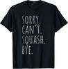 Grappig Squashspeler Squashracket Bal T-shirt