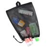 Сумка для хранения нижнего белья, Черная сетчатая сумка для покупок, Сумка для гольфа, Сетчатые отверстия, Различные спецификации, Многоразовая, 5 шт.