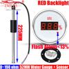 ZMFJH Digital 52MM Water Level Gauge with Flashing Alarm 0-190ohm Water Level Sensor 100-550mm Car Water Tank Meter Red Light