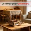 Throw Pillow Cushion Accent Pillow Includes Pillow Core 18.18 Inch Hero Dragon Print Soft Cozy Bedroom Indoor Home Decor Pillow
