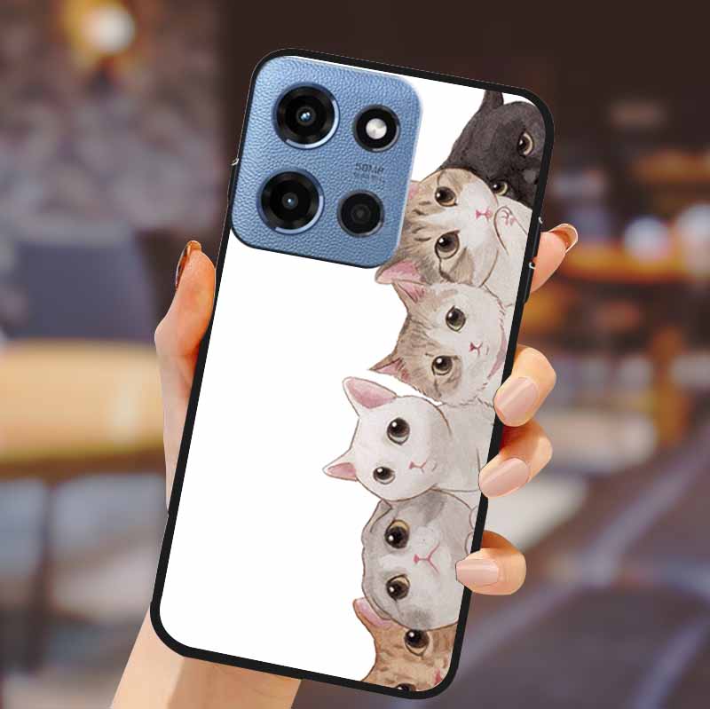 Чехол-бампер для телефона Motorola G 5G 2025, мягкий ТПУ-силикон, задняя крышка, 3D тиснение цветка, корпус для Motorola Moto G 5G, Fundas Coque