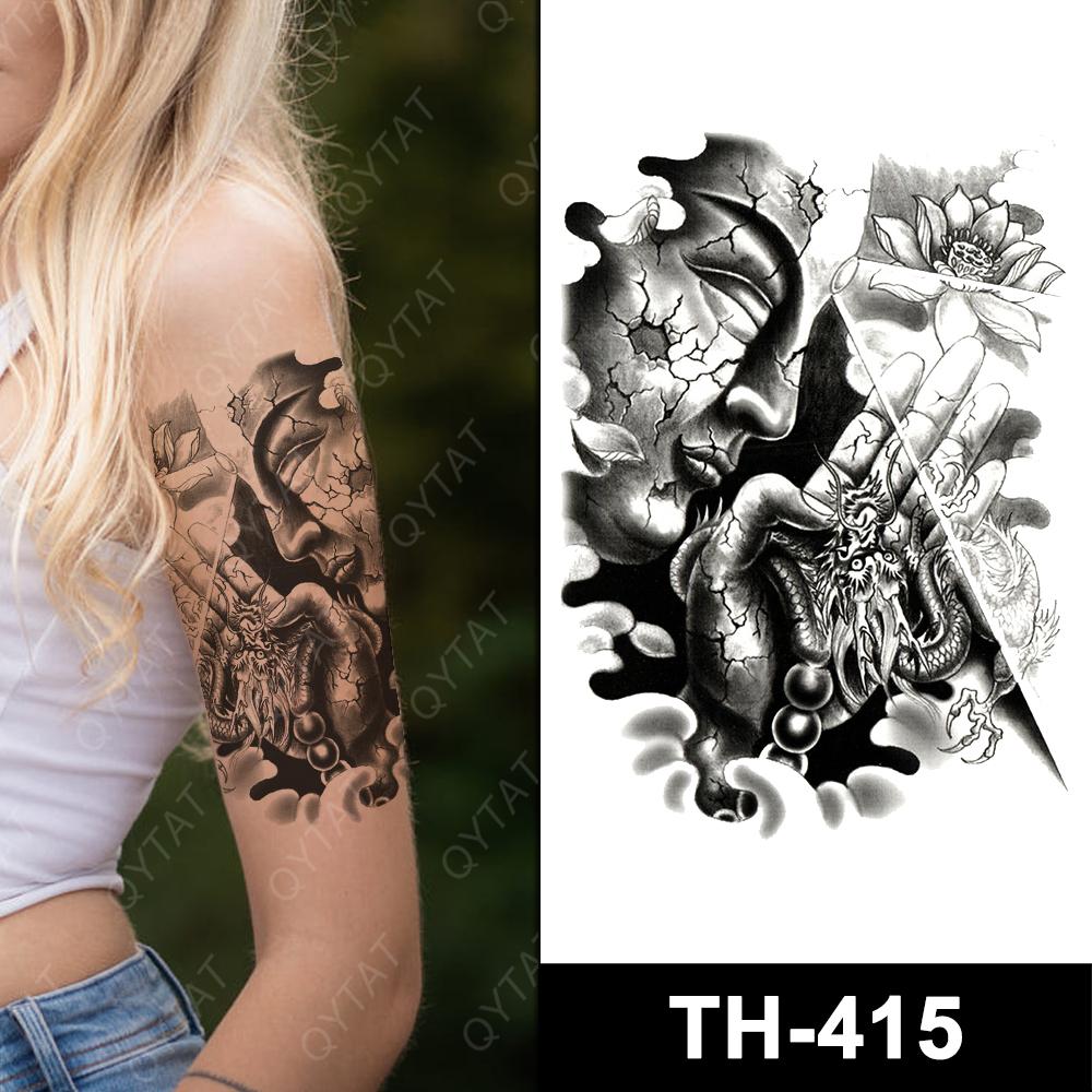 Qianyu Tattoo Supplies Party Set Waterproof Sexy Body Fake Tattoo Sticker