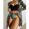 New Bikini Beach Skirt Tunics for Beach Cover Up Swimsuit Women Ruffle Biquini Bathing Suit Summer Beach Wear Swim Suit