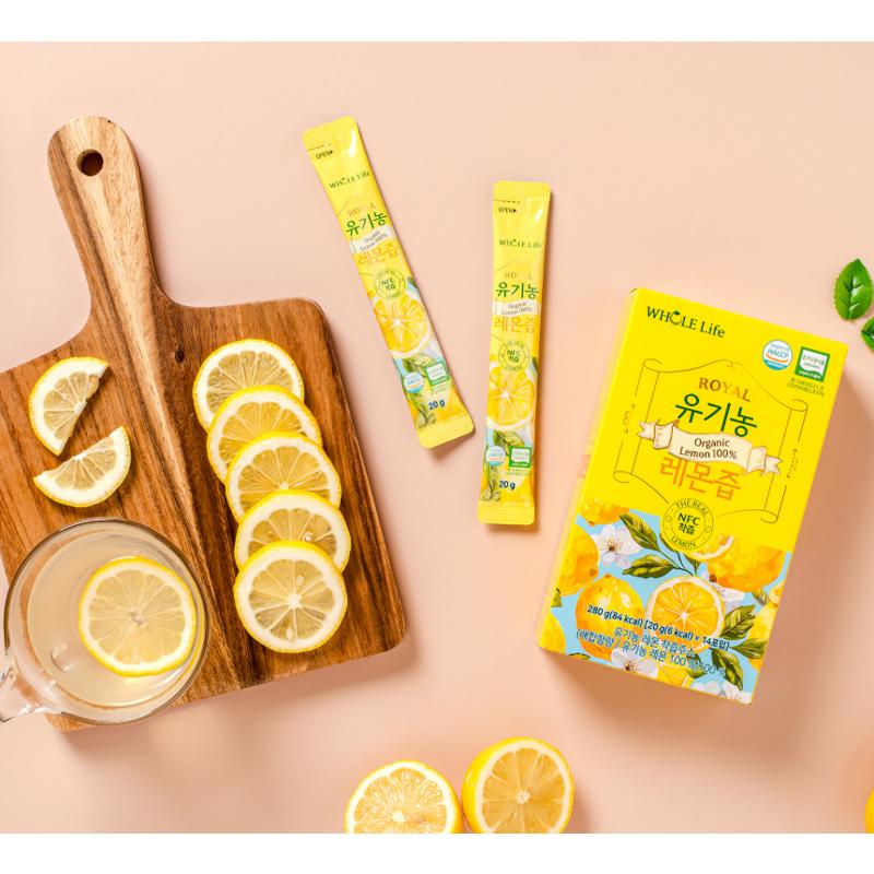 WHOLELIFE Organic Lemon Juice 14p, 280g, 1 piece
