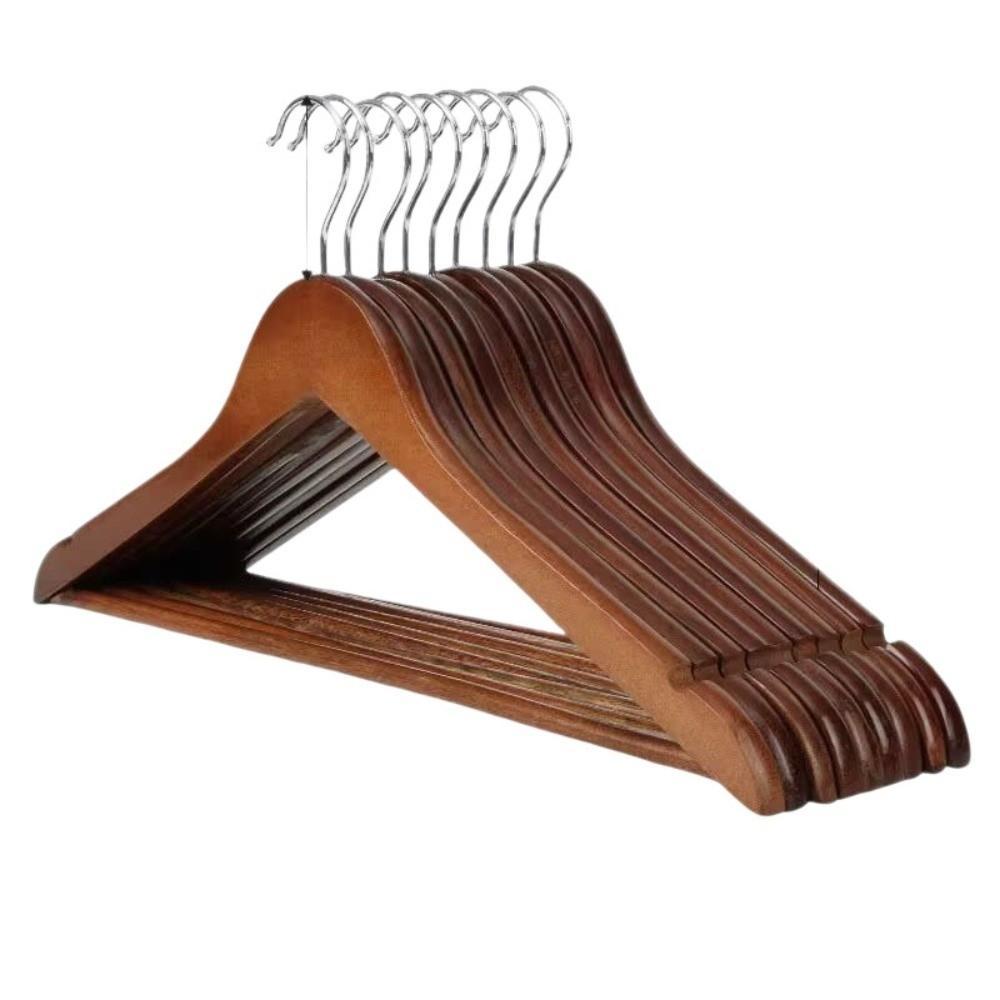 Durable Wood Hangers Swivel Hook Non-Slip Coat Hangers New Wooden Clothes Hangers For Shirts