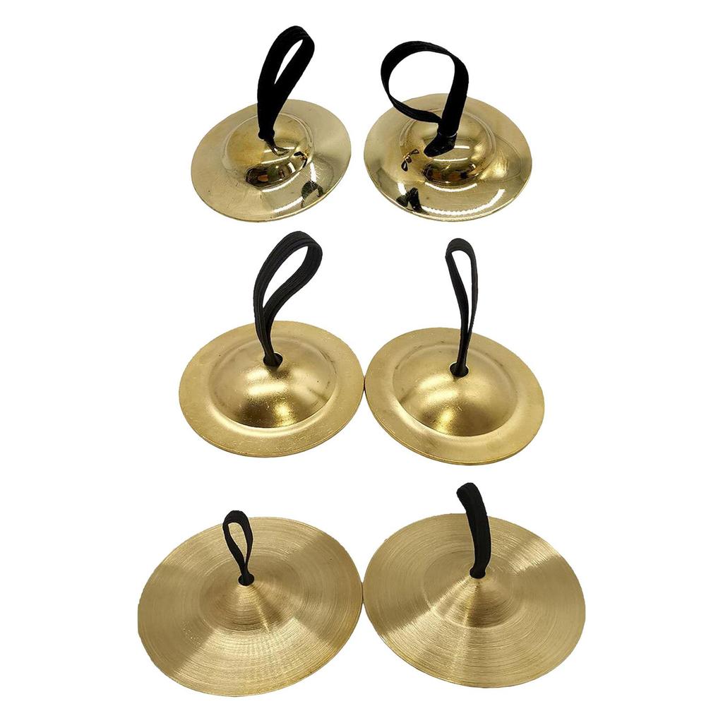 Crash Cymbal for Kids, Hand Cymbals, Belly Dancing Cymbals, copper Finger