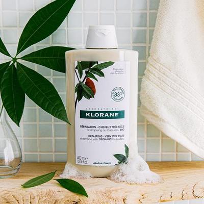 Klorane Cupuaçu восстанавливающий шампунь с маслом 400 мл (чрезвычайно поврежденные волосы и укладка)