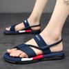 Men's Mixed Color Clip Foot Sandals Fashion Casual Sports Comfortable Sandals Soft Breathable Cool Anti Skid Outdoor Footwear