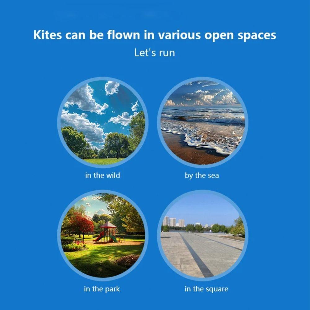 Frameless Spring Outing Pocket Kite Handheld Foldable Children Kite Toys  Outdoor Toys