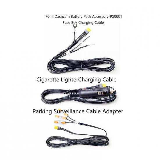 for 70mai Parking Surveillance Cable Adapter for 70mai Cigarette Lighter Charging Cable for Parking Surveillance CableAdapter