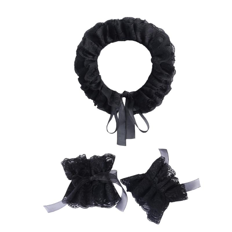 Маникюрные рукава с кружевной отделкой, Декор для ногтей, Сетчатые манжеты, Романтические нарукавники для особых случаев и маскарадных костюмов