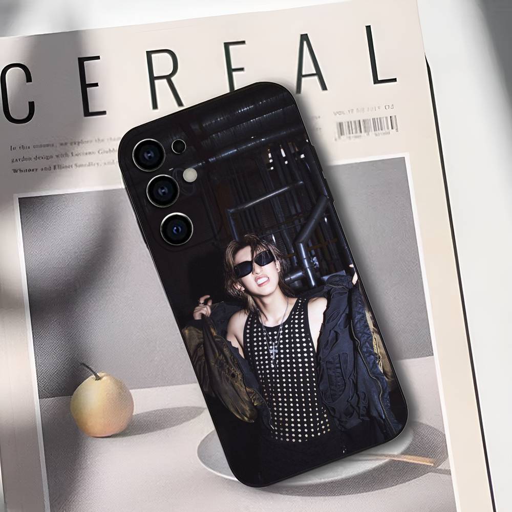 Woojin LNGSHOT Jung Woo Jin Phone Case For Samsung S25,S24,S21,S22,S23,S30,Ultra,S20,Plus,Fe,Lite,Soft Black Cover