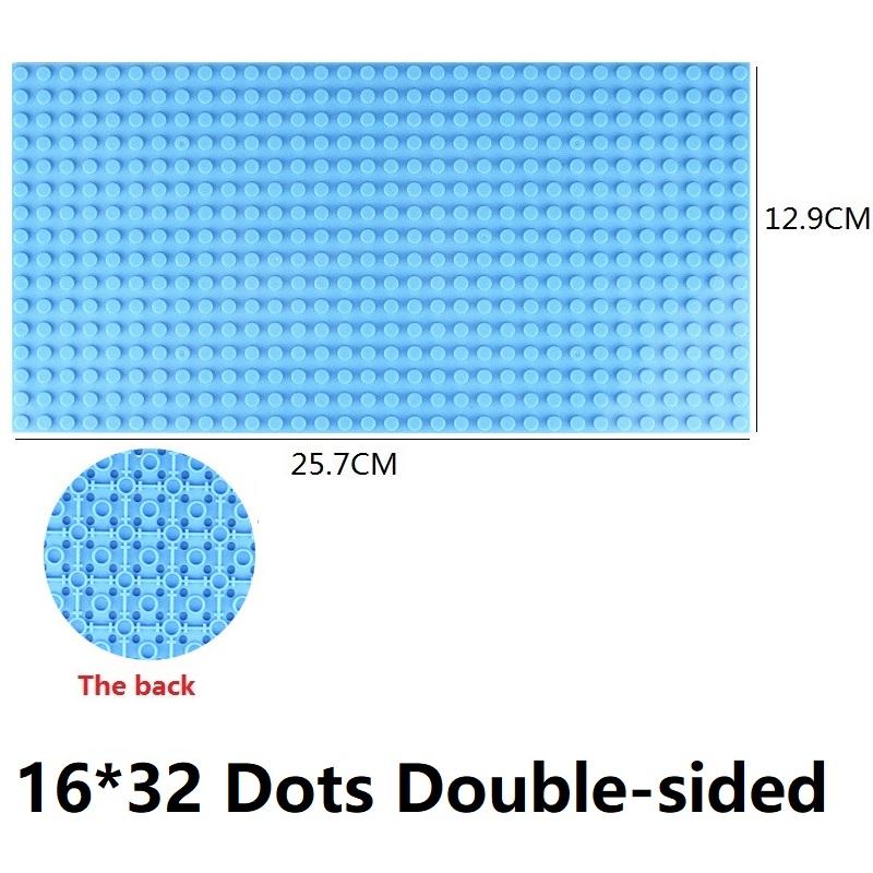Single Double Sided Building Plates 32X32 16X16 16X32 Dots Diy Simulated Scene Building Block Base Compatible With Major Brands