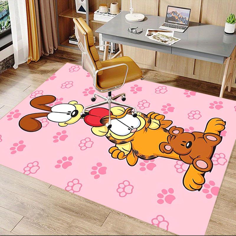 Garfield Friends Adventure Carpet For Playroom Bedroom Living Room Sofa Home Decorkids Game Area Rug Nonslip Floor Mat