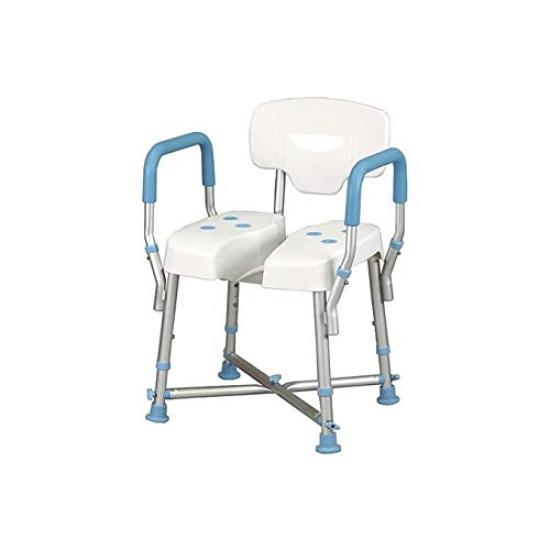 Osaka Fishing Gear Hygienic Shower Chair EX with A0273A Nursing Care Bath Item (OGK) Armrest/Backrest