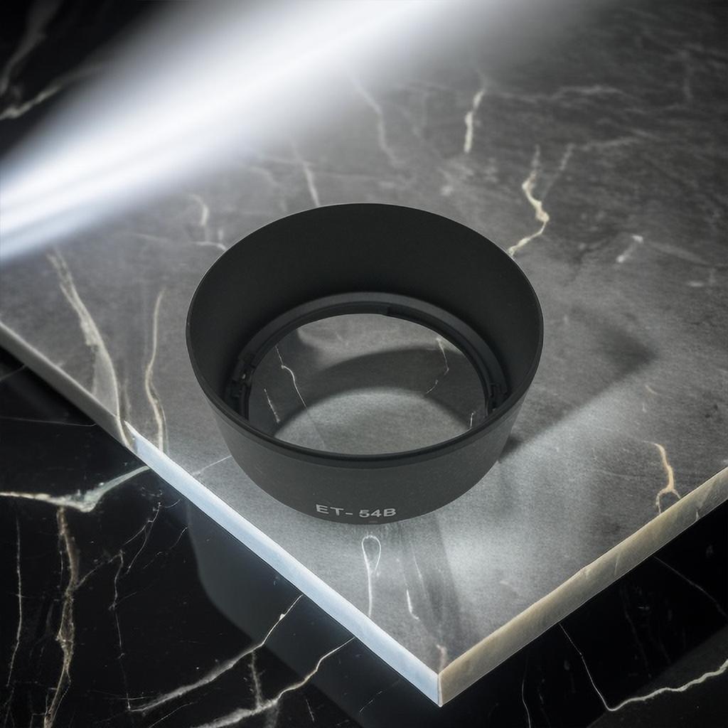 Lens Hood Replacement ET-54B Camera Lens Shade for EF-M 55-200mm STM EOS M3 M10 52mm Lens Cap