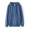 Unisex Loose Fit Solid Color Hooded Pullover Sweatshirt Autumn Winter