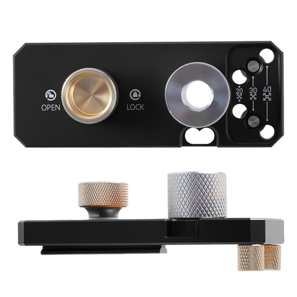 Алюминиевый профиль Направляющий инструмент для сверления Ступенчатое сверло M8/M6 Для серий 20/30/40 Локатор для сверления Инструмент для пробивки Инструмент для деревообработки